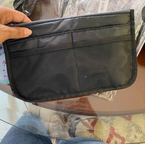 Shein Mini Handbag Organiser Travel Insert Purse Large Liner 10x6x3 - Picture 7 of 10